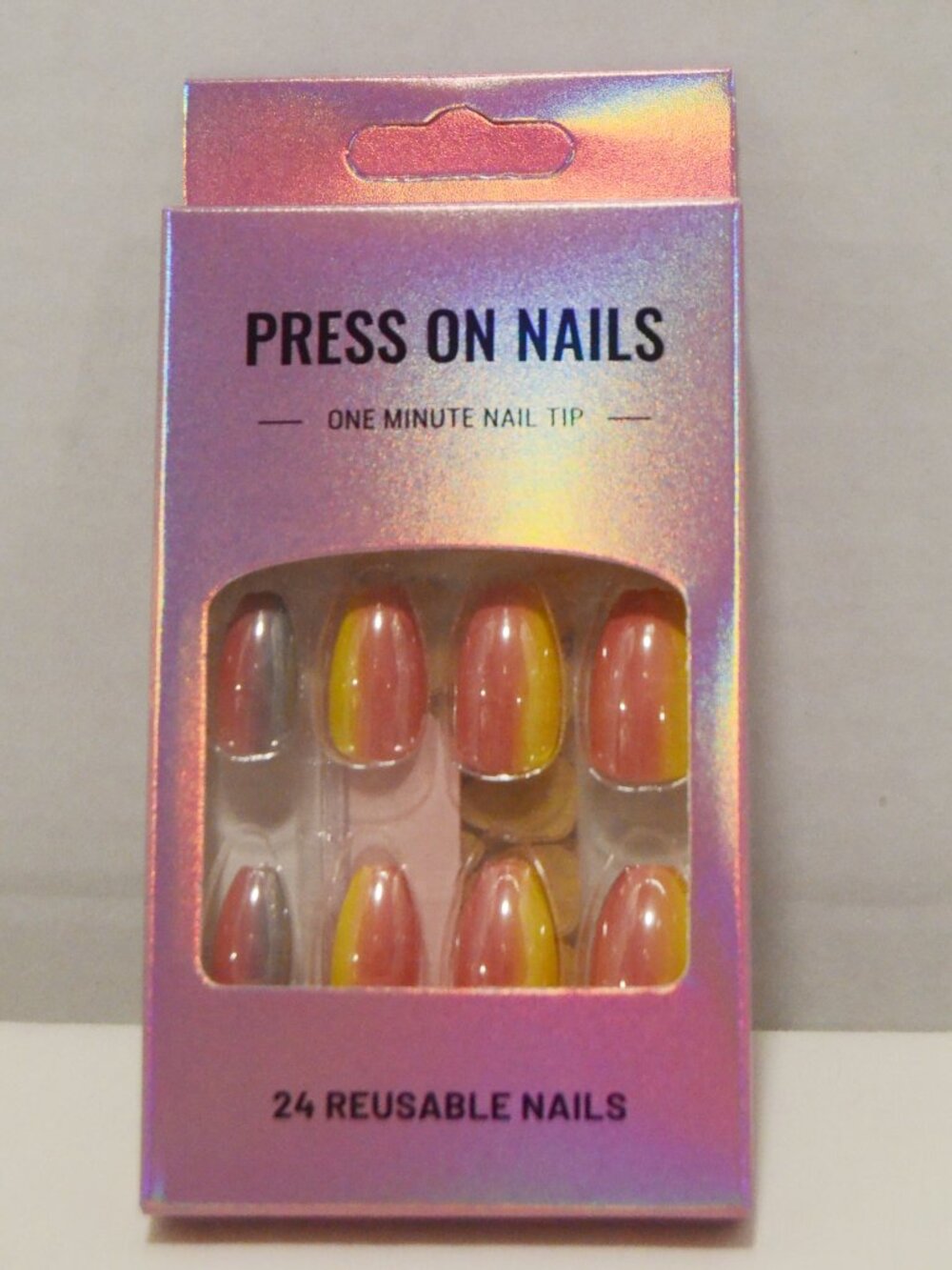 New in Box - Lot of 3 Sets of Press-on Nails, Easy Application - Picture 2 of 4